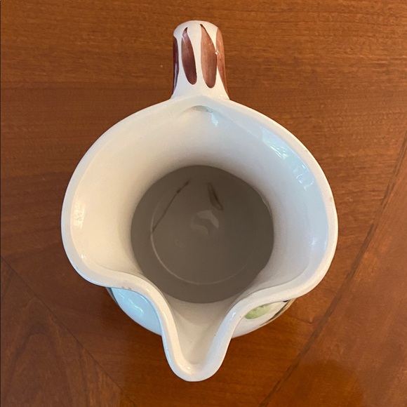 Hand-Painted Ceramic Pitcher - Picture 6 of 8